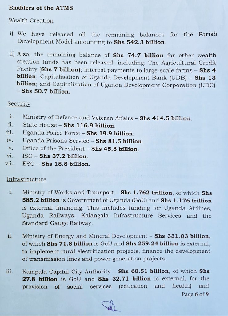 Driving Growth with Discipline! Government Releases Shs 17 Trillion for Final Quarter
