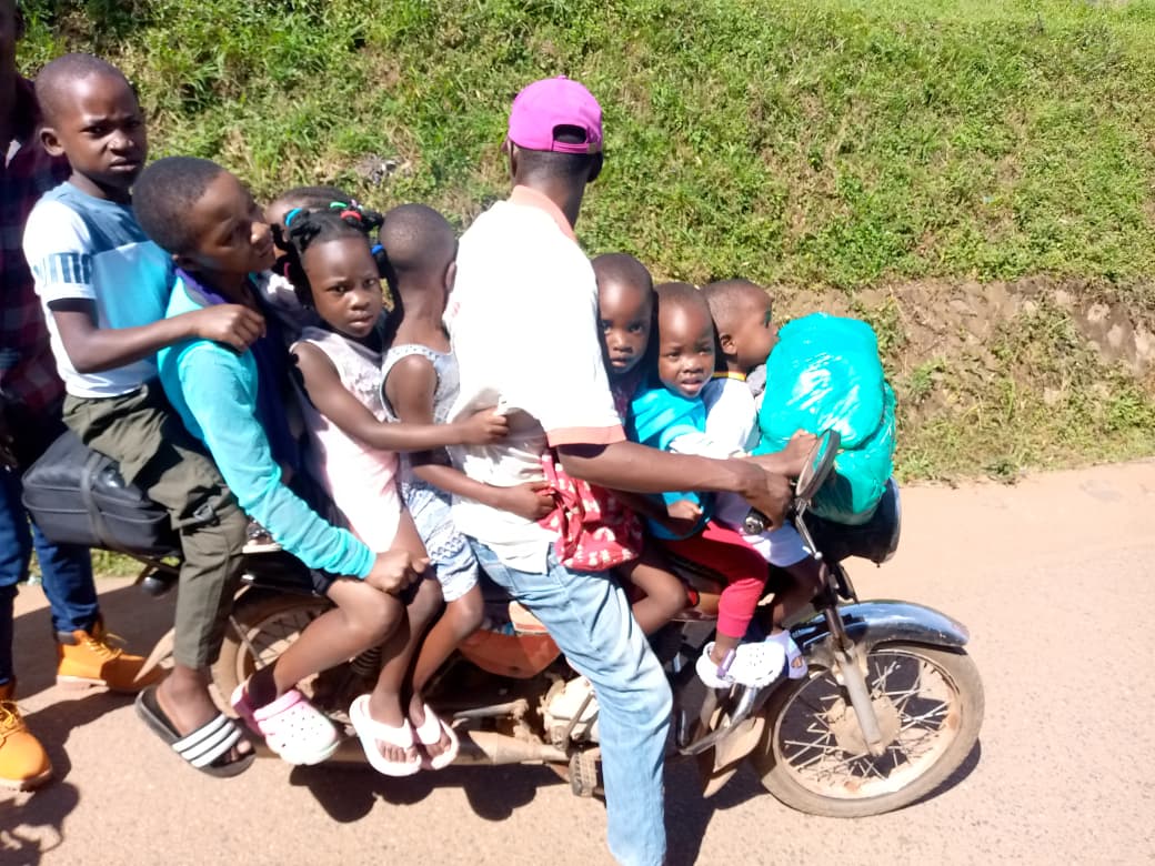 Boda Boda Arrested For Carrying Nine Children On Motorcycle