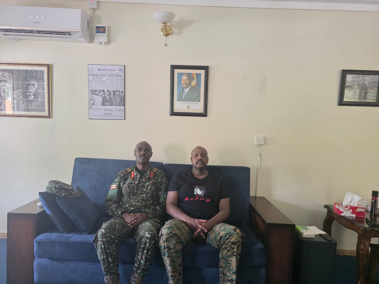 Gen Muhoozi Drops Charges Against Maj. Gen Don Nabasa After High-Level Meeting