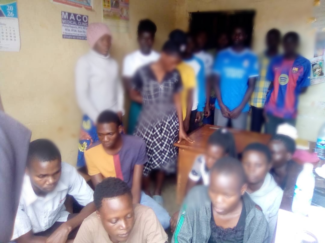 Police Rescue 17 Young People in Kira Human Trafficking Operation, 2 Arrested