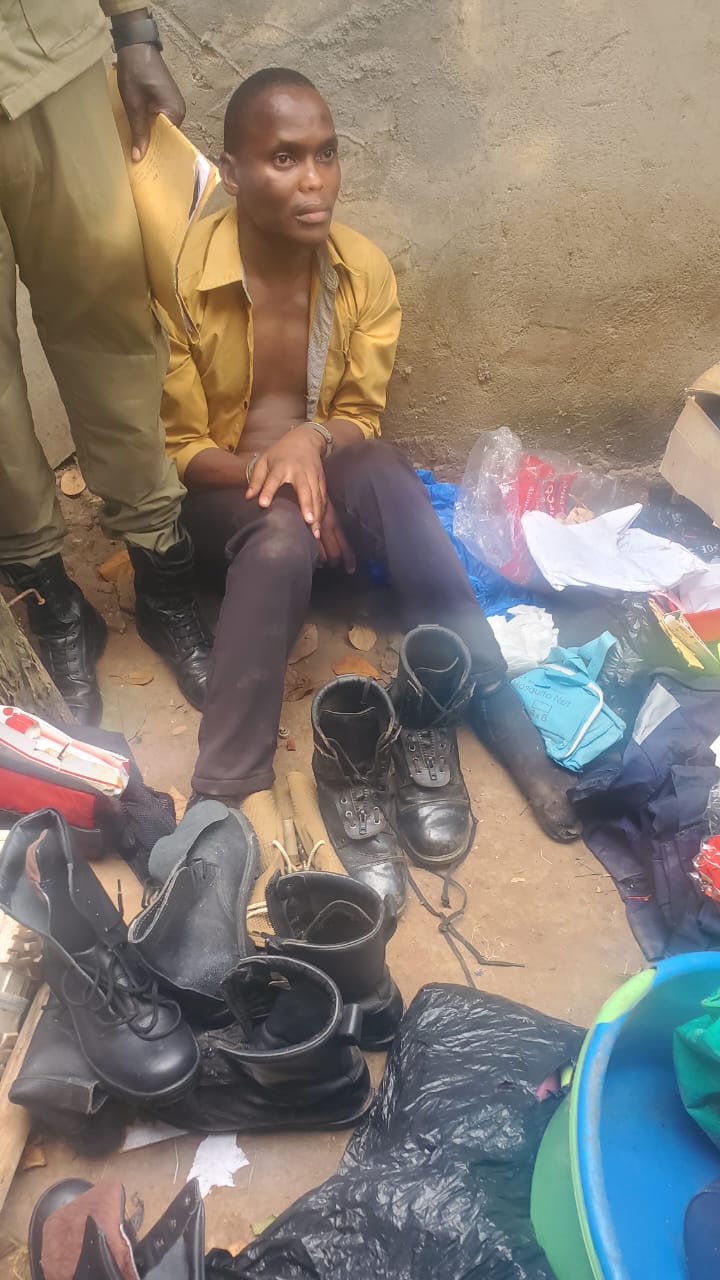 13 Bullets, Military Gear Recovered as Police Crack Down on Suspected Illegal Operations in Kawempe