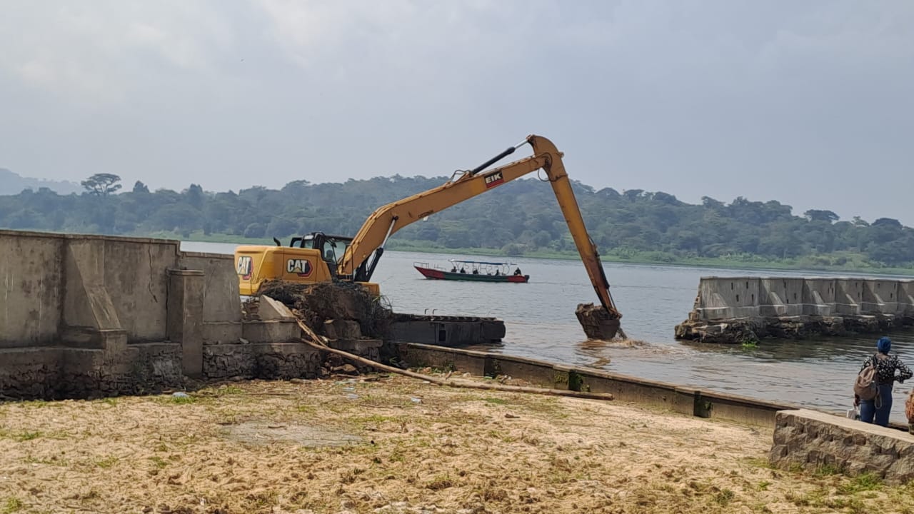 NEMA Takes Action Against Illegal Lake Victoria Development, Demolishes Wall at Ddungu Resort Beach