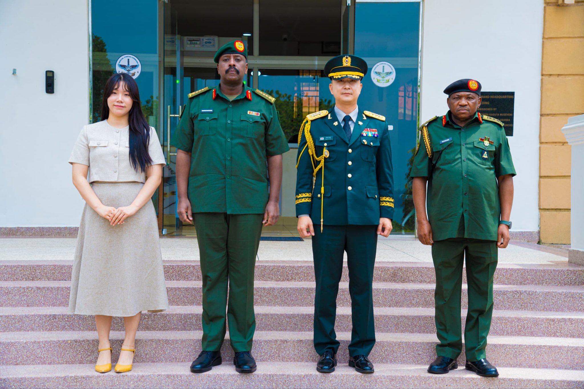 Gen Muhoozi, South Korea Defence Attaché Strengthen Military Ties, Expand Cooperation in Medical Training
