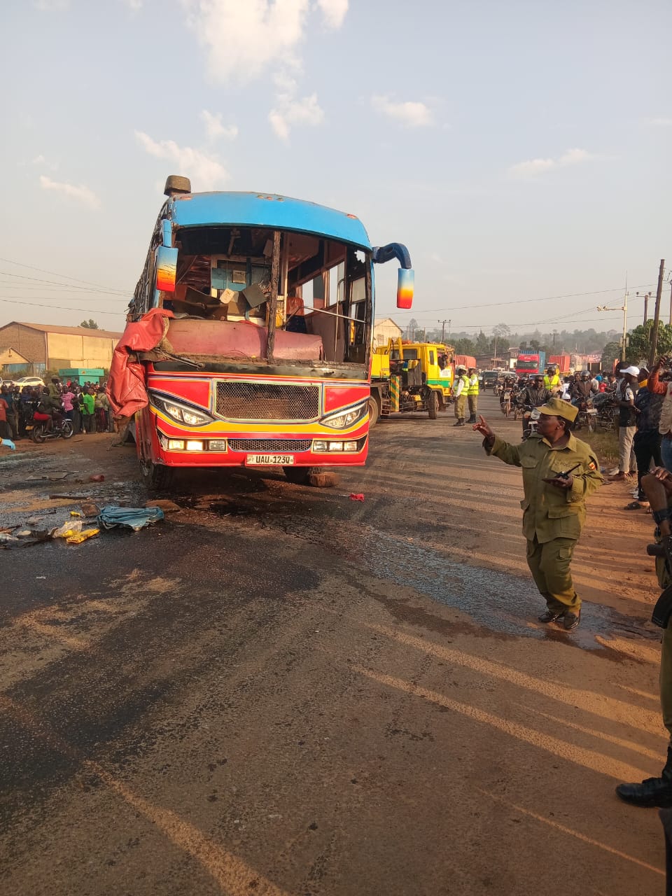 School Trip Turns Tragic as Train Crashes Into Bus Carrying Students in Mukono
