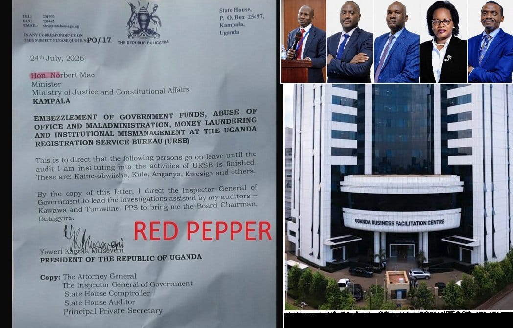 Museveni Orders URSB Bosses on Leave as Bitter Internal Fight Triggers Probe