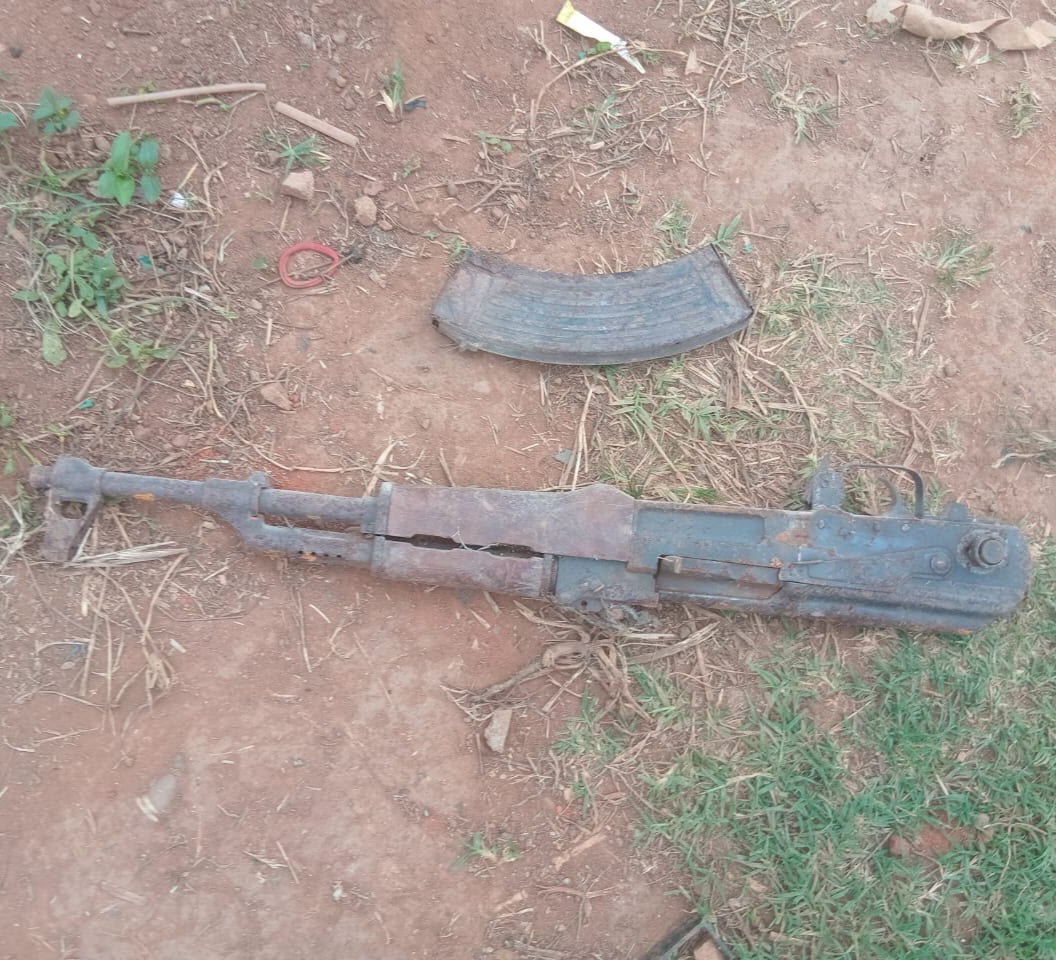 Police Recover Abandoned AK-47 Rifle Hidden in Old Building in Wakiso